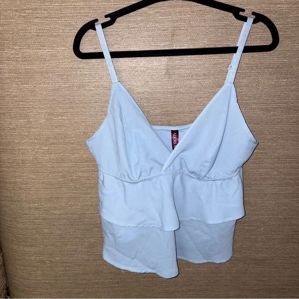 Adore me Brigita Unlined light blue nwt size medium